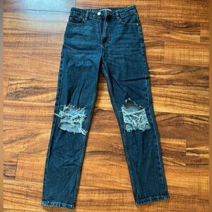 Zara ripped jeans, size 2